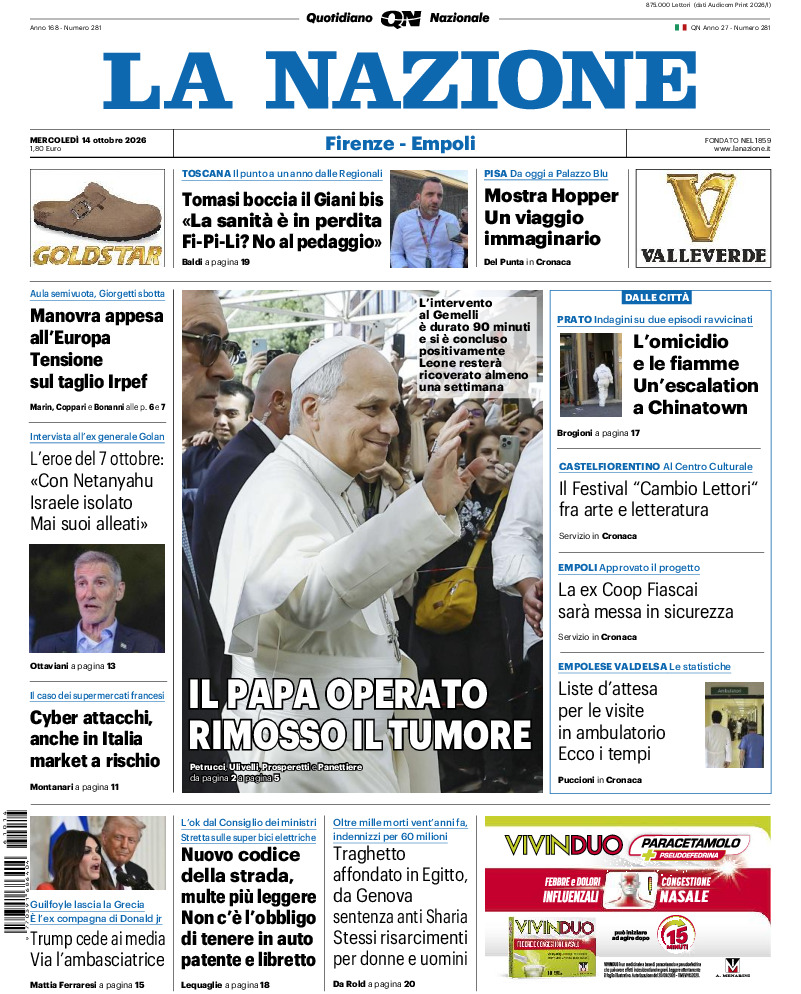 Prima-pagina-la nazione-edizione-di-oggi-20261014